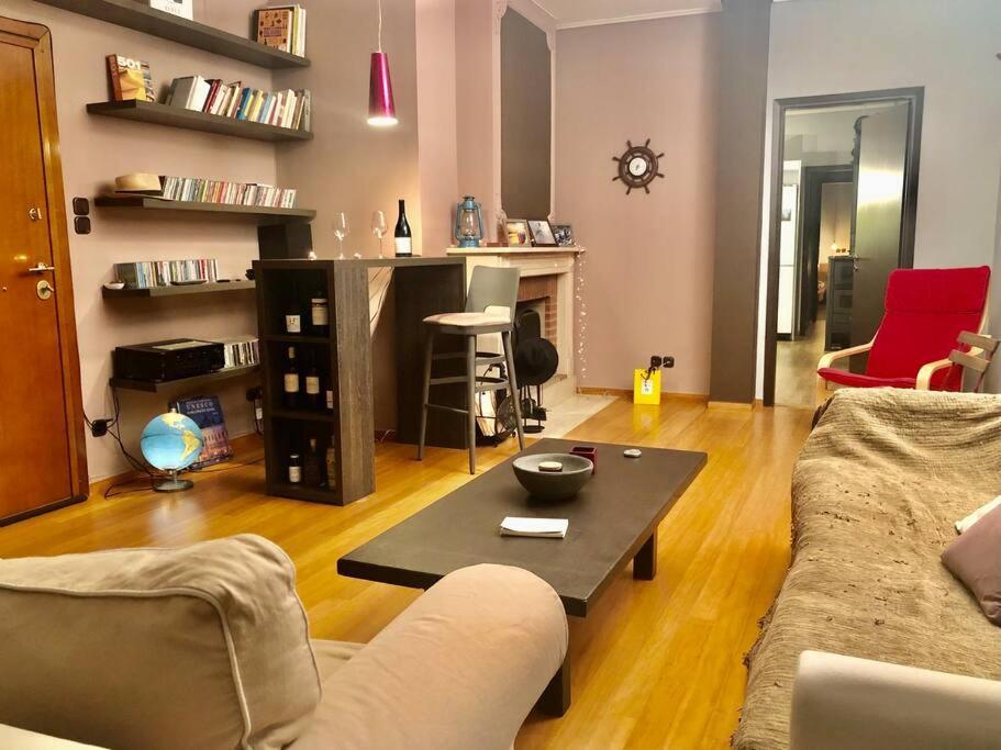 Cozy Loft With Jazz Notes In Kolonaki Apartment Athena Bagian luar foto